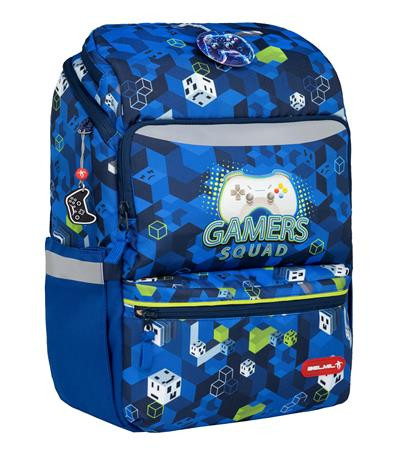 Iskolatáska, cipzáras, BELMIL "Zippy Gamer Squad", gamer