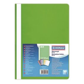 Gyorsfűző, PP, A4, DONAU, zöld Gyorsfűző, PP, A4, DONAU, zöld