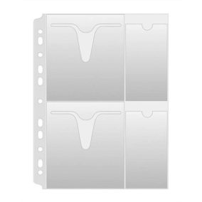   CD/DVD genotherm, lefűzhető, A4, 160 mikron, víztiszta, DONAU