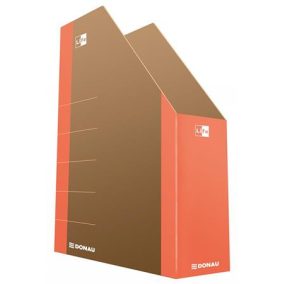   Iratpapucs, karton, 80 mm, DONAU "Life", neon narancssárga