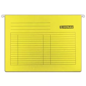 Függőmappa, karton, A4, DONAU, sárga
