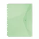 Irattartó tasak, A4, PP, patentos, lefűzhető, DONAU, zöld