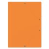 Gumis mappa, prespán, A4, DONAU "Premium", narancssárga