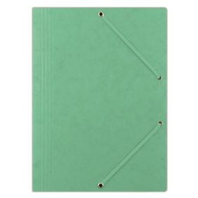 Gumis mappa, prespán, A4, DONAU "Premium", zöld