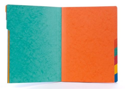 Előrendező, A4, 9 részes, karton, DONAU, kék