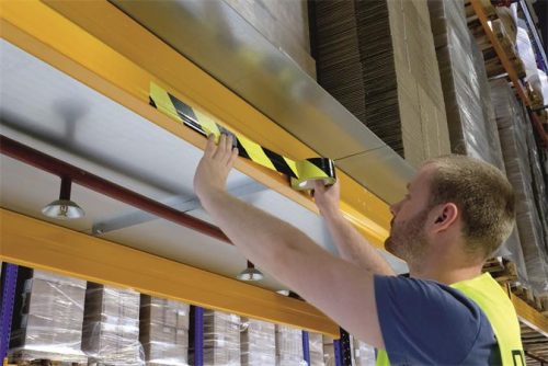 Jelölőszalag, 50 mm x 33 m, 0,16 mm, DURABLE "DURALINE", sárga-fekete