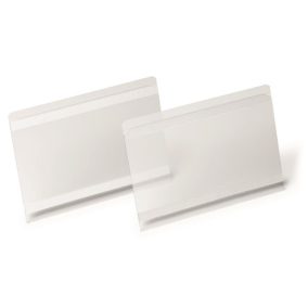 Logisztikai zseb, A5, fekvő, DURABLE "HARD COVER", öntapadó csíkkal, átlátszó   Logisztikai zseb, A5, fekvő, DURABLE "HARD COVER", öntapadó csíkkal, átlátszó