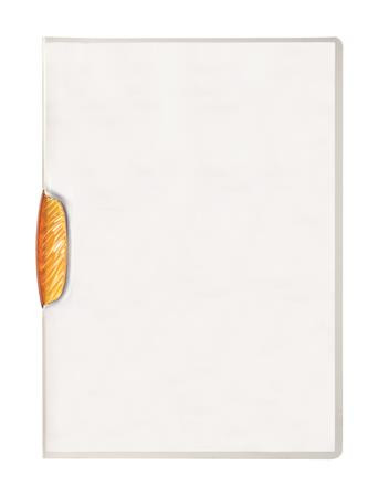 Gyorsfűző, klipes, A4, DURABLE "Swingclip® 30", narancs