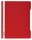 Gyorsfűző, PP, A4+, DURABLE, piros