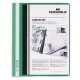 Gyorsfűző, A4, széles, panorámás, DURABLE "DURAPLUS®", zöld