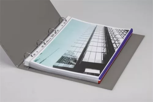 Genotherm, lefűzhető, PP, A4, 80 mikron, DURABLE "Prémium", piros