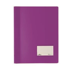 Gyorsfűző, A4, extra erős, DURABLE "DURALUX®", áttetsző lila   Gyorsfűző, A4, extra erős, DURABLE "DURALUX®", áttetsző lila