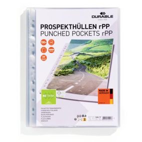   Genotherm, lefűzhető, PP, A4, 80 mikron, DURABLE "rPP"