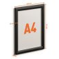 Posztertábla, fali, A4, alumínium keret, DURABLE, fekete