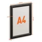 Posztertábla, fali, A4, alumínium keret, DURABLE, fekete