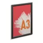 Posztertábla, fali, A3, alumínium keret, DURABLE, fekete
