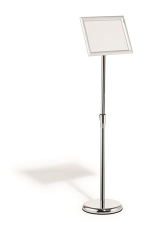 Posztertábla, állványos, A4, alumínium keret, DURABLE