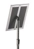 Posztertábla, állványos, A4, alumínium keret, DURABLE