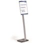 Padlóállvány, A3, DURABLE "INFO SIGN", ezüst