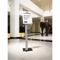Padlóállvány, A3, DURABLE "INFO SIGN", ezüst
