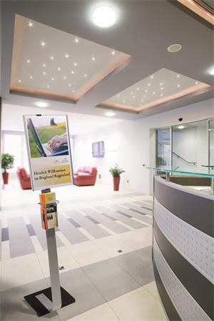 Padlóállvány, A3, DURABLE "INFO SIGN", ezüst