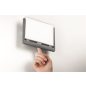 Információs tábla, 210x148,5 mm, DURABLE "CLICK SIGN", szürke
