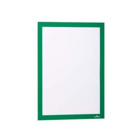   Infokeret, A4, öntapadó háttal, DURABLE "DURAFRAME®", zöld