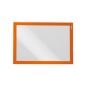   Infokeret, A4, öntapadó háttal, DURABLE "DURAFRAME®", narancs