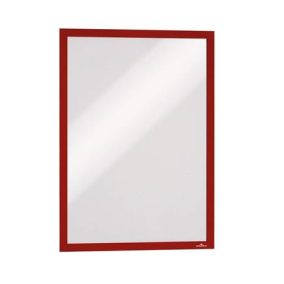 Infokeret, A3, öntapadó háttal, DURABLE "DURAFRAME®", piros   Infokeret, A3, öntapadó háttal, DURABLE "DURAFRAME®", piros
