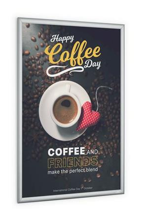 Posztertábla, fali, A1, alumínium keret, DURABLE