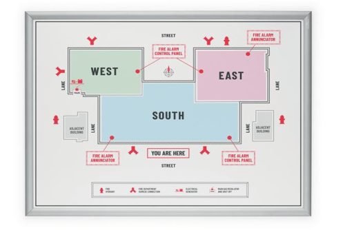 Posztertábla, fali, A1, alumínium keret, DURABLE