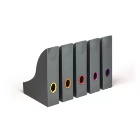   Iratpapucs készlet, műanyag, 73 mm, DURABLE "VARICOLOR®", vegyes