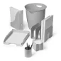   Iratpapucs, műanyag, 73 mm, DURABLE "Eco", szürke