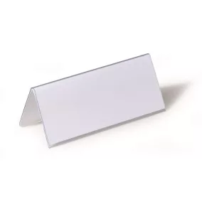 Névtábla tartó, asztali, 61/122x150 mm, DURABLE