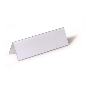 Névtábla tartó, asztali, 61/122x210 mm, DURABLE