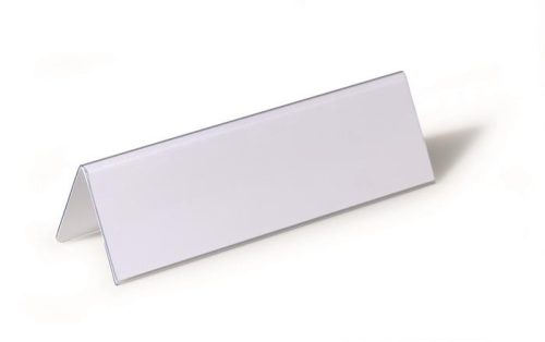 Névtábla tartó, asztali, 61/122x210 mm, DURABLE