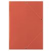 Gumis mappa, karton, A4, DONAU "Standard", piros