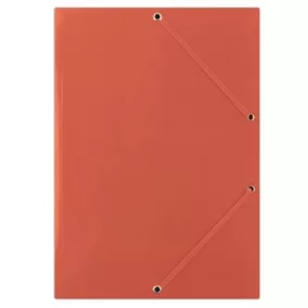 Gumis mappa, karton, A4, DONAU "Standard", piros