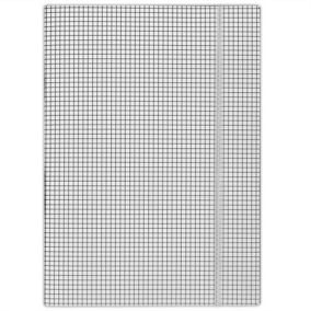 Gumis mappa, karton, A4, kockás, DONAU, fehér