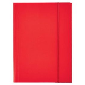   Gumis mappa, 15 mm, karton, A4, ESSELTE "Economy", piros