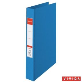 Gyűrűs könyv, 4 gyűrű, 42 mm, A4, PP, ESSELTE "Standard", Vivida kék   Gyűrűs könyv, 4 gyűrű, 42 mm, A4, PP, ESSELTE "Standard", Vivida kék