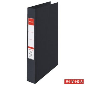 Gyűrűs könyv, 4 gyűrű, 42 mm, A4, PP, ESSELTE "Standard", Vivida fekete   Gyűrűs könyv, 4 gyűrű, 42 mm, A4, PP, ESSELTE "Standard", Vivida fekete