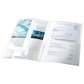   Rendszerező genotherm, kihajtható, A4, 180 mikron, narancsos felület, ESSELTE