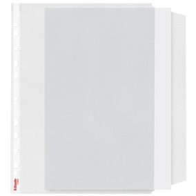   Genotherm, lefűzhető, A4, 100 mikron, narancsos felület, behajtható füllel, ESSELTE