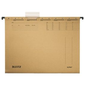 Függőmappa, karton, A4, LEITZ "Alpha Standard", natúr   Függőmappa, karton, A4, LEITZ "Alpha Standard", natúr
