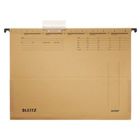 Függőmappa, oldalvédelemmel, karton, A4, LEITZ "Alpha", natúr   Függőmappa, oldalvédelemmel, karton, A4, LEITZ "Alpha", natúr