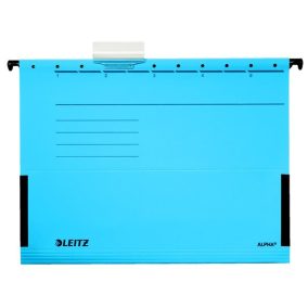 Függőmappa, oldalvédelemmel, karton, A4, LEITZ "Alpha", kék   Függőmappa, oldalvédelemmel, karton, A4, LEITZ "Alpha", kék