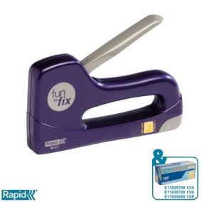   Tűzőpisztoly, hobbi, 13/4-8, RAPID "Fun To Fix M10Y", kék