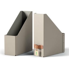 Iratpapucs, karton, 100 mm, LEITZ "Puro", homokbézs   Iratpapucs, karton, 100 mm, LEITZ "Puro", homokbézs