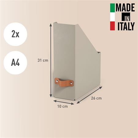 Iratpapucs, karton, 100 mm, LEITZ "Puro", homokbézs